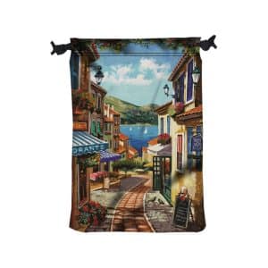 Custom 11" W X 16" H Polyester Drawstring Bag