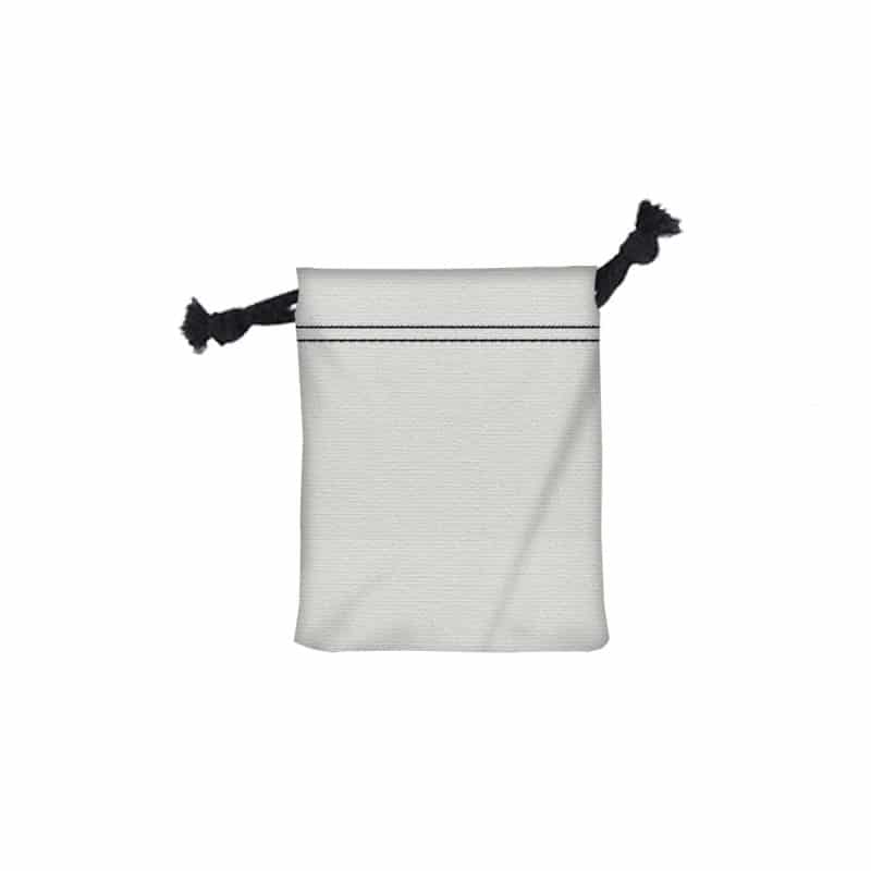 Custom 5" W X 6" H Canvas Drawstring Bag - 1