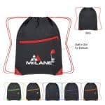 Custom Color Pop Drawstring Bag