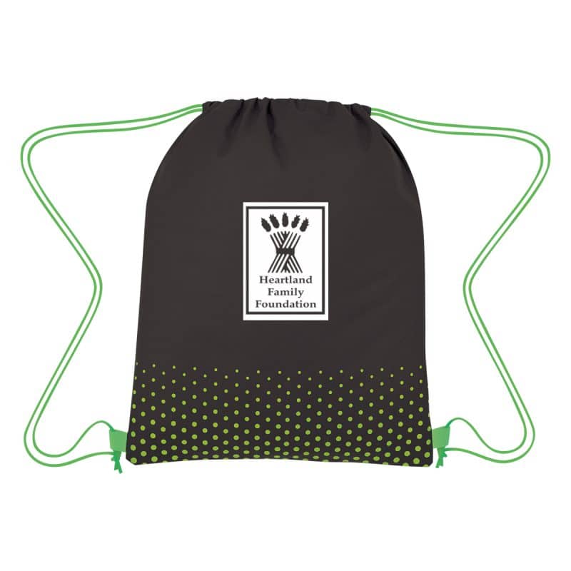 Custom Connect The Dots Non-woven Drawstring Bag - 8