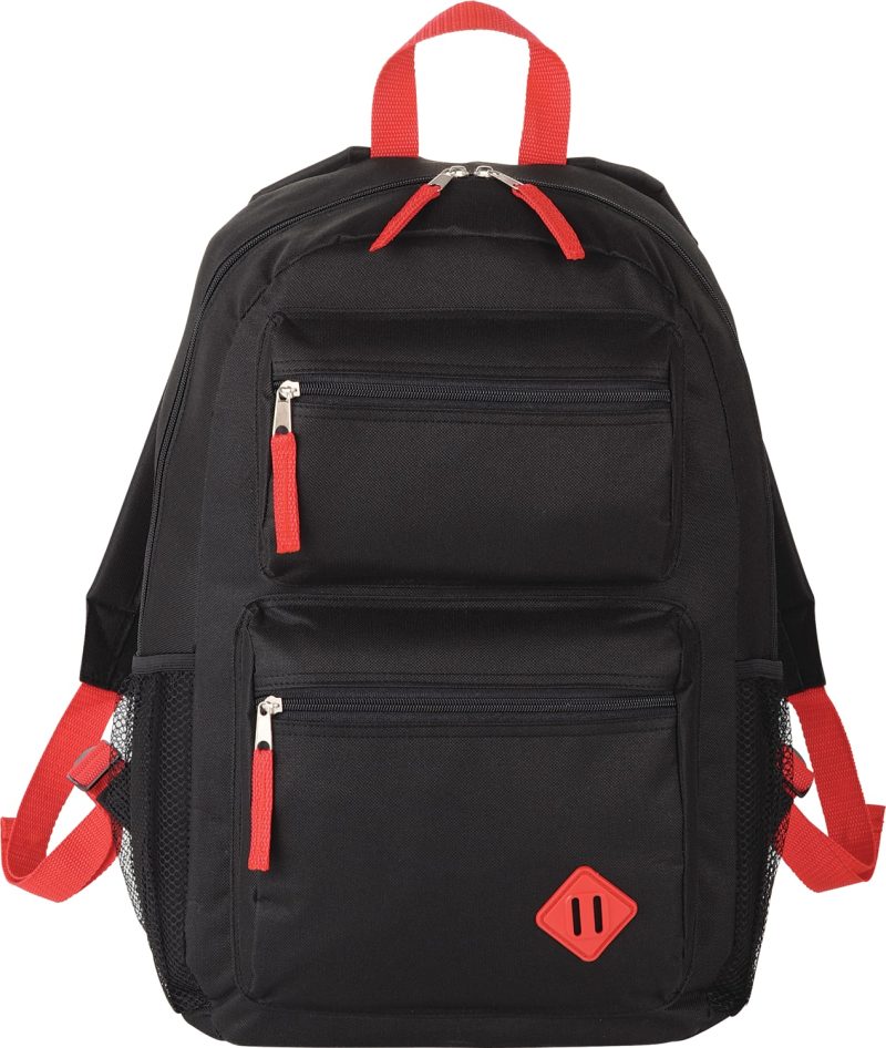 Custom Double Pocket Backpack - 1