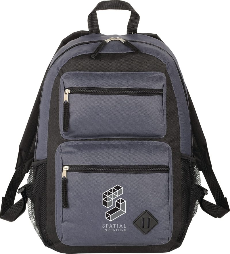 Custom Double Pocket Backpack - 2