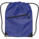 Custom Drawstring Backpack w/ Zipper - 7