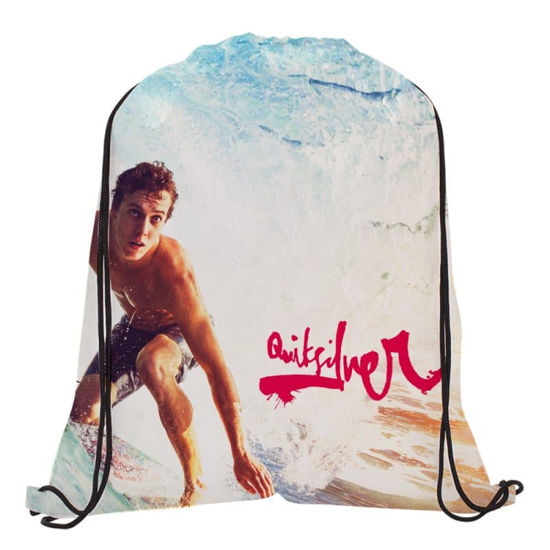 Custom Dye-Sublimated Drawstring Backpack - 2