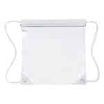 Custom "Harris" Clear Vinyl Stadium Compliant Cinch Pack Backpack - 6