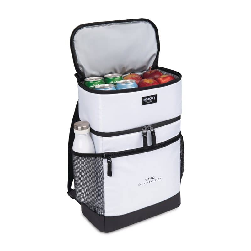 Custom Igloo® Maddox Backpack Cooler - White - 2