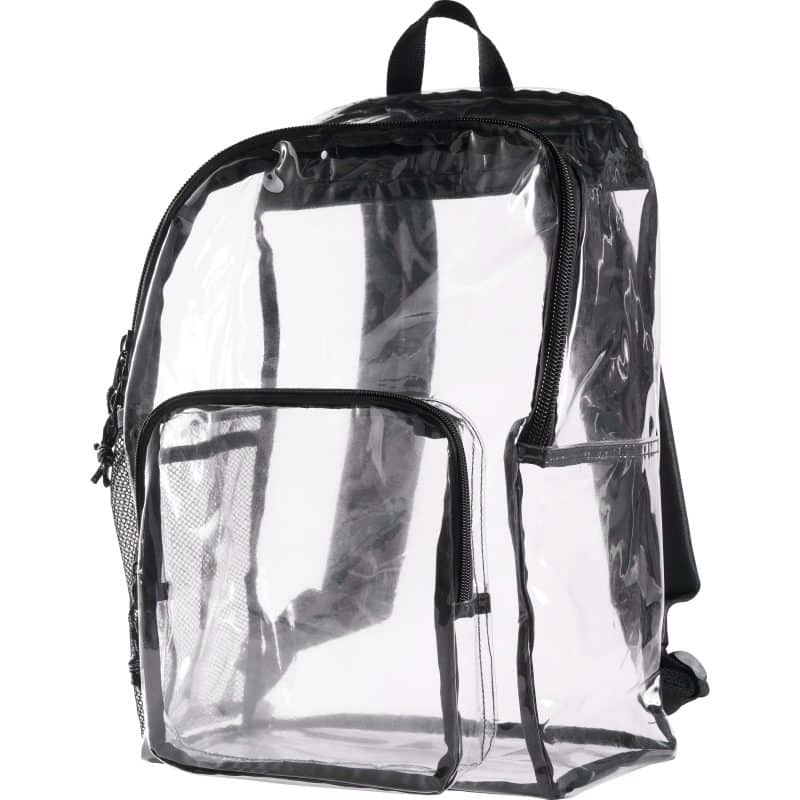 Custom Lucent Deluxe Clear PVC Backpack - 1