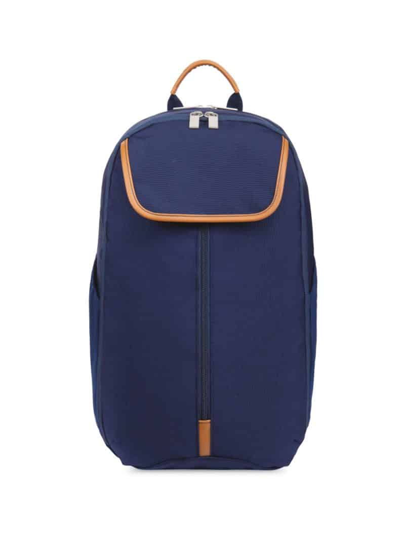 Custom Mobile Office Hybrid Laptop Backpack - Navy Heather - 1