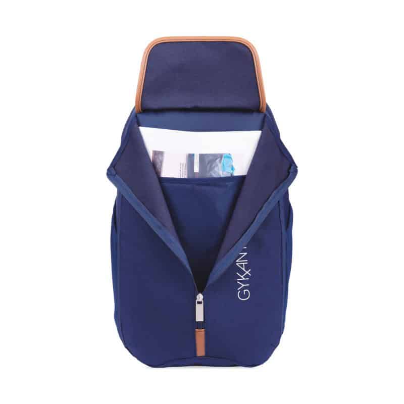 Custom Mobile Office Hybrid Laptop Backpack - Navy Heather - 2
