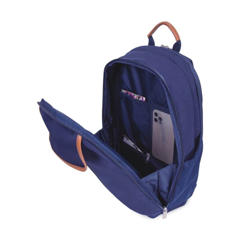Custom Mobile Office Hybrid Laptop Backpack - Navy Heather - 4