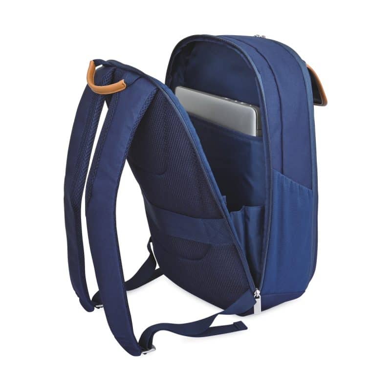Custom Mobile Office Hybrid Laptop Backpack - Navy Heather - 7