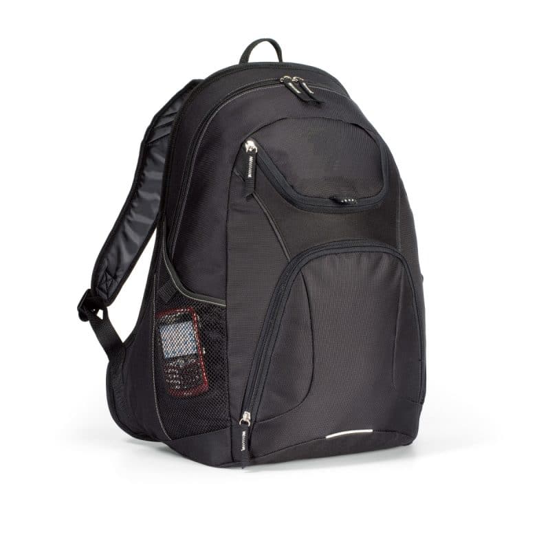 Custom Quest Laptop Backpack - Black - 1