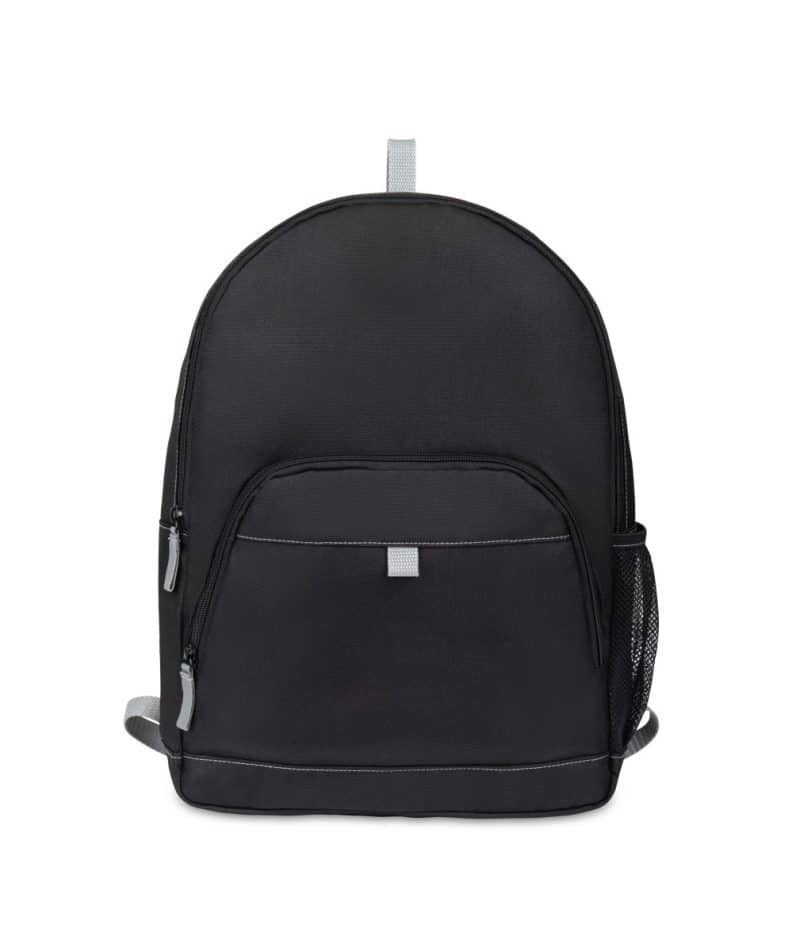 Custom Repeat Recycled Poly Backpack - Medium Grey - 1