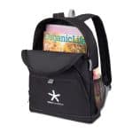 Custom Repeat Recycled Poly Backpack - Medium Grey - 3