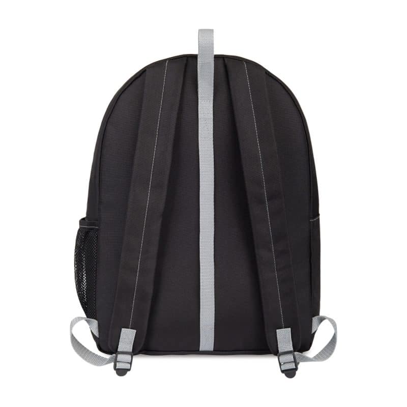 Custom Repeat Recycled Poly Backpack - Medium Grey - 5
