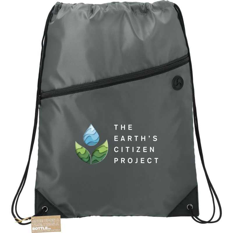 Custom Robin rPET Drawstring Bag - 2