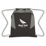 Custom Tahoe Heathered Drawstring Backpack - 1