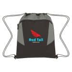 Custom Tahoe Heathered Drawstring Backpack - 2