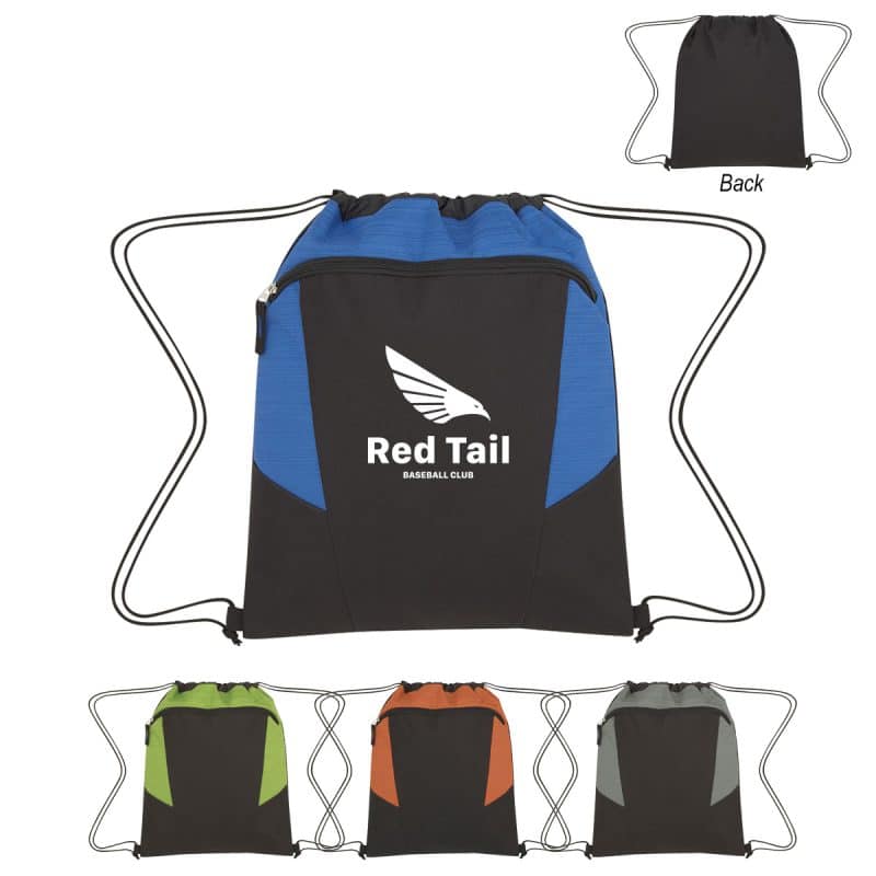 Custom Tahoe Heathered Drawstring Backpack