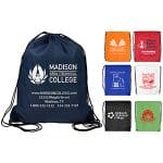 Custom "Ventoux" 210D Polyester Drawstring Cinch Pack Backpack (Overseas)