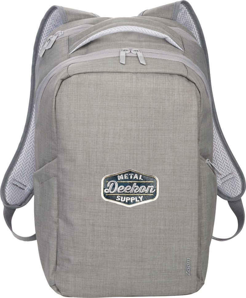Custom Zoom Grid 15'' TSA Computer Backpack - 4