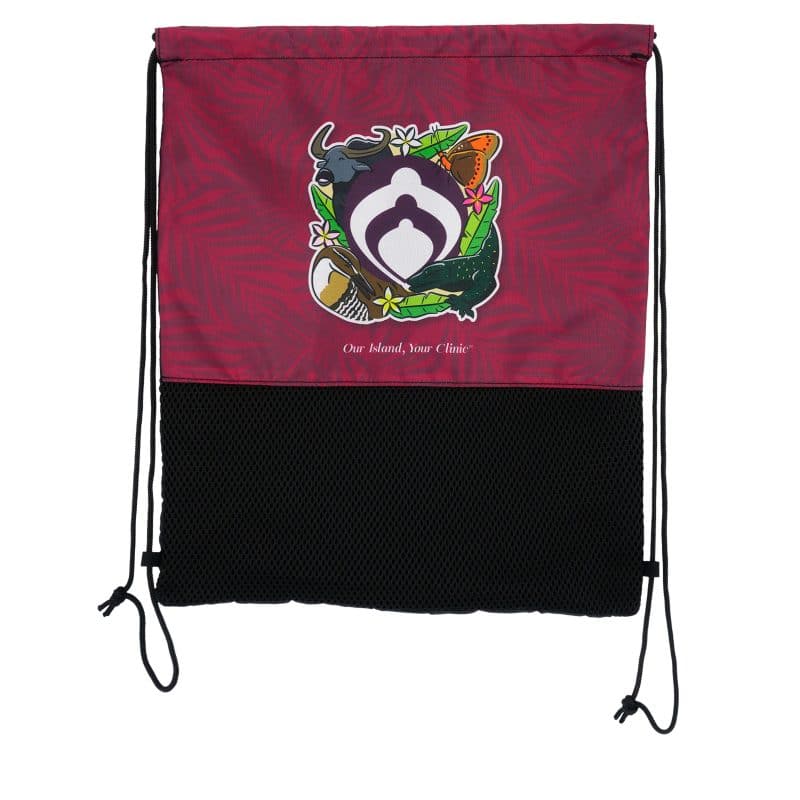 Custom Full Color Mesh Bottom Drawstring Backpack - 2