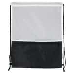Custom Full Color Zippered Drawstring Backpack - 1