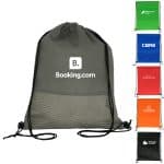 Custom Wave Drawstring Backpack