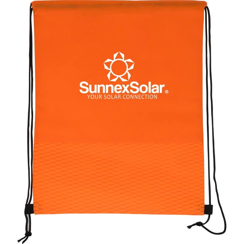 Custom Wave Drawstring Backpack - 8
