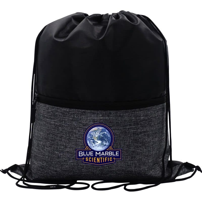 Custom X Line Drawstring Backpack - 2