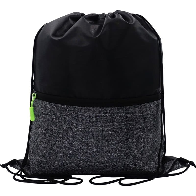Custom X Line Drawstring Backpack - 9