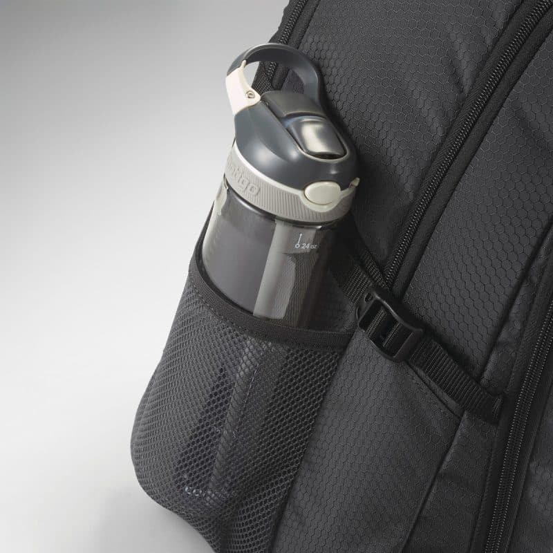 Custom High Sierra® Fairlead Laptop Backpack - Mercury-Black - 7