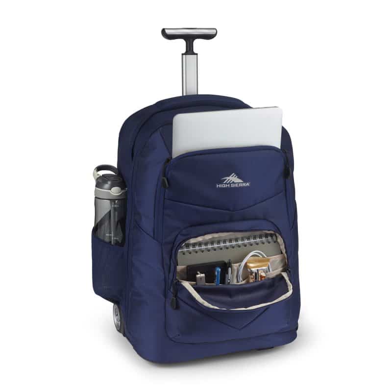 Custom High Sierra® Freewheel Pro Wheeled Backpack - True Navy - 6