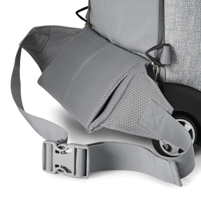 Custom High Sierra® Powerglide Pro Wheeled Backpack - Silver Heather - 3