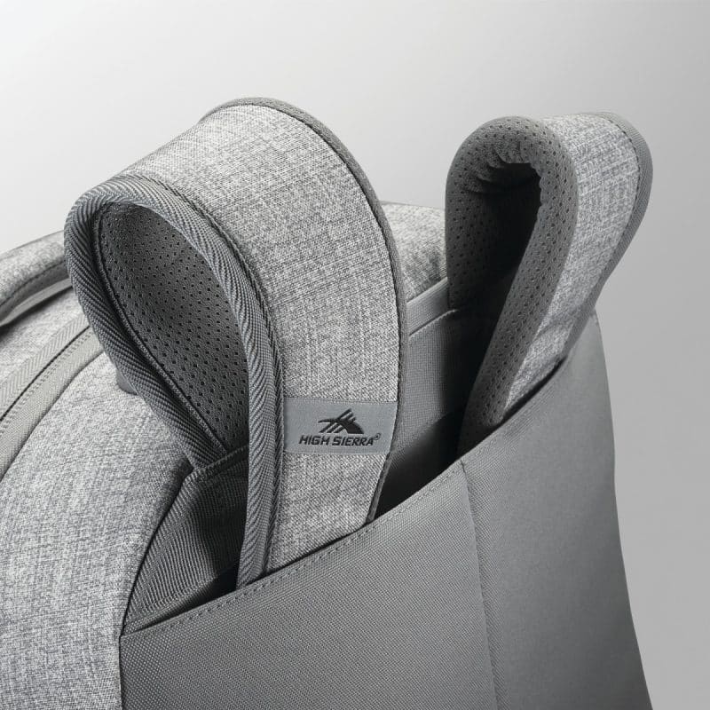 Custom High Sierra® Powerglide Pro Wheeled Backpack - Silver Heather - 4