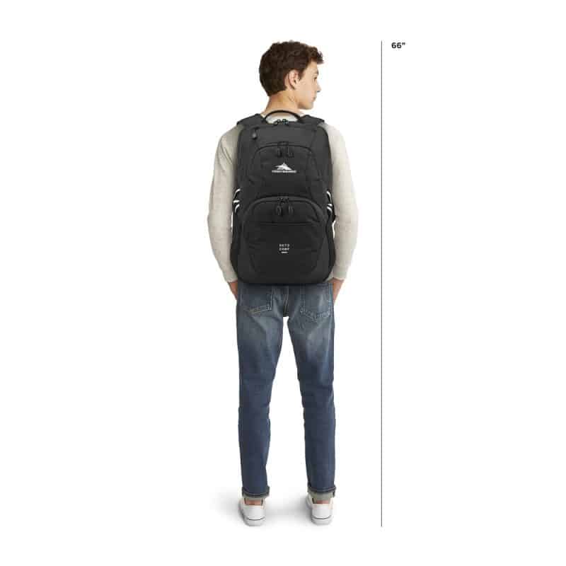 Custom High Sierra® Swoop SG Laptop Backpack - Black - 5