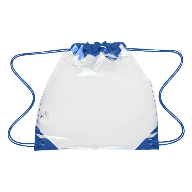 Custom Touchdown Clear Eva Drawstring Backpack - 9