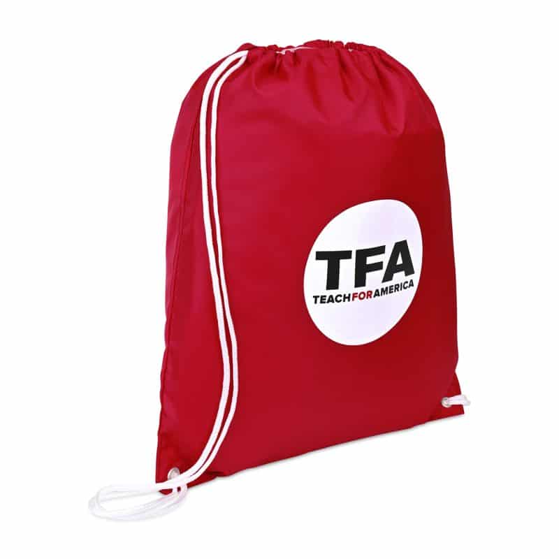 Custom Arlo rPET Cinchpack - Red - 3
