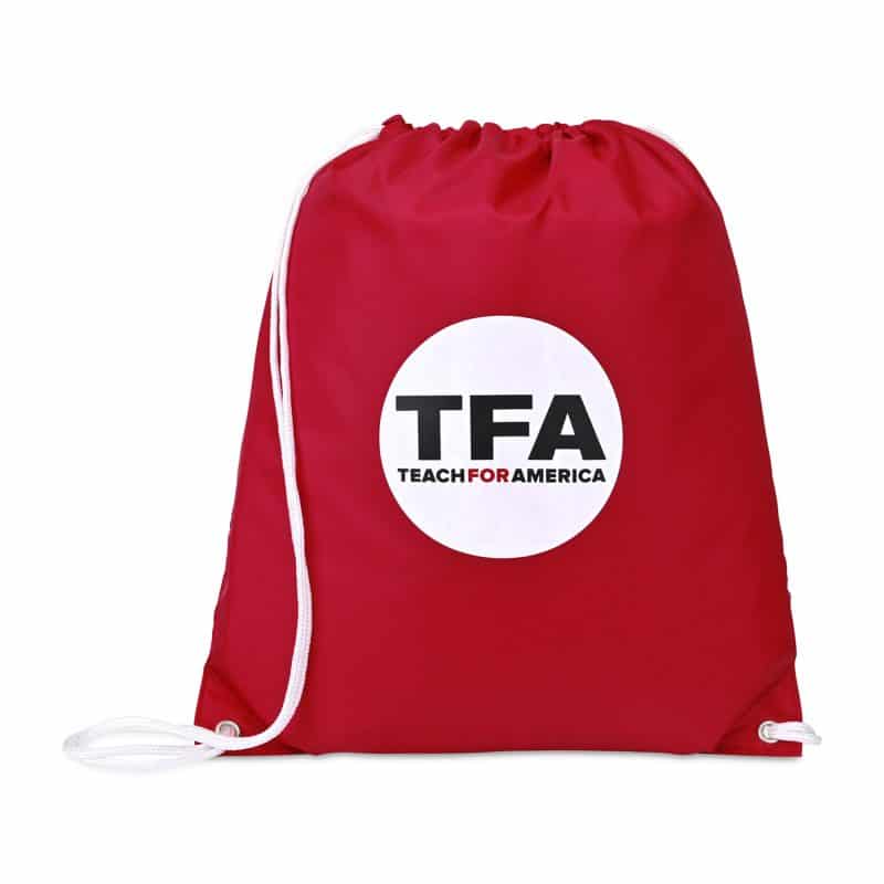 Custom Arlo rPET Cinchpack - Red
