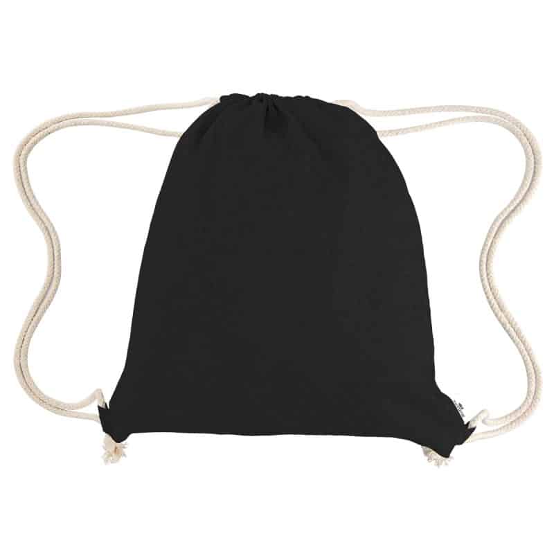 Custom Nicole Recycled Cotton Drawstring Bag - 1