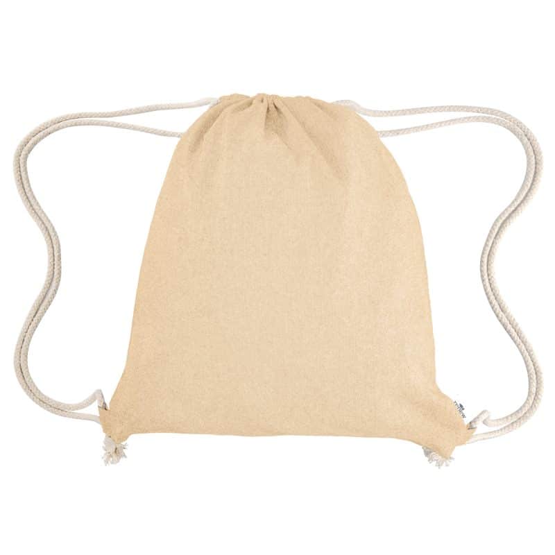 Custom Nicole Recycled Cotton Drawstring Bag - 4