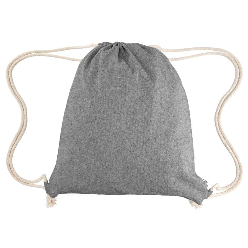 Custom Nicole Recycled Cotton Drawstring Bag - 5