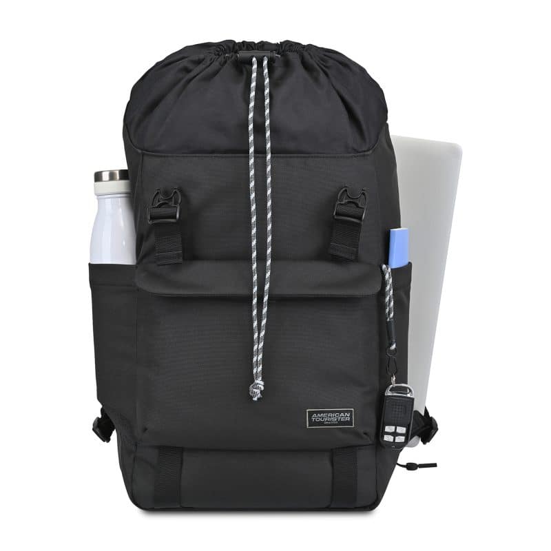 Custom American Tourister® Embark Laptop Backpack - Black - 5
