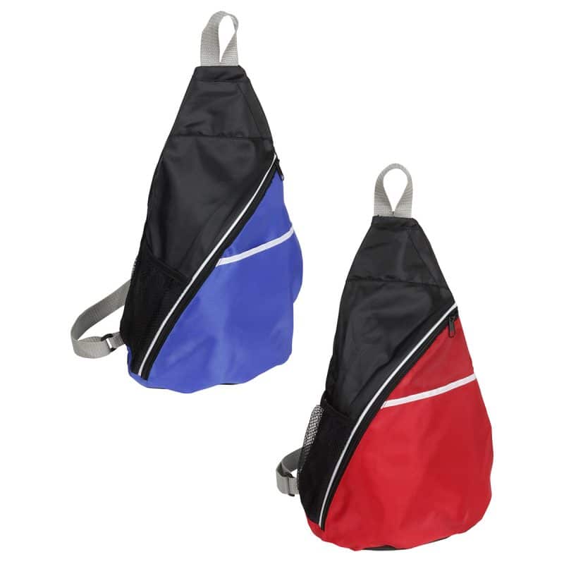 Custom Busy Day Polyester Sling Backpack - 1