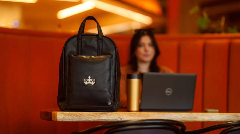 Custom CORKCICLE® Commuter Backpack - Black - 8