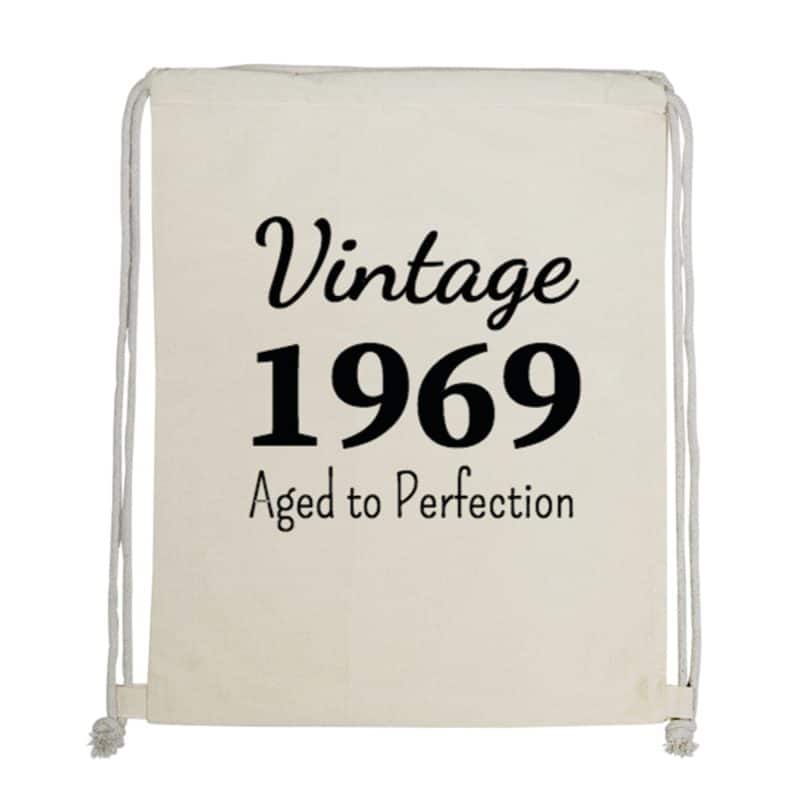 Custom Custom Cotton Drawstring Bags - 1