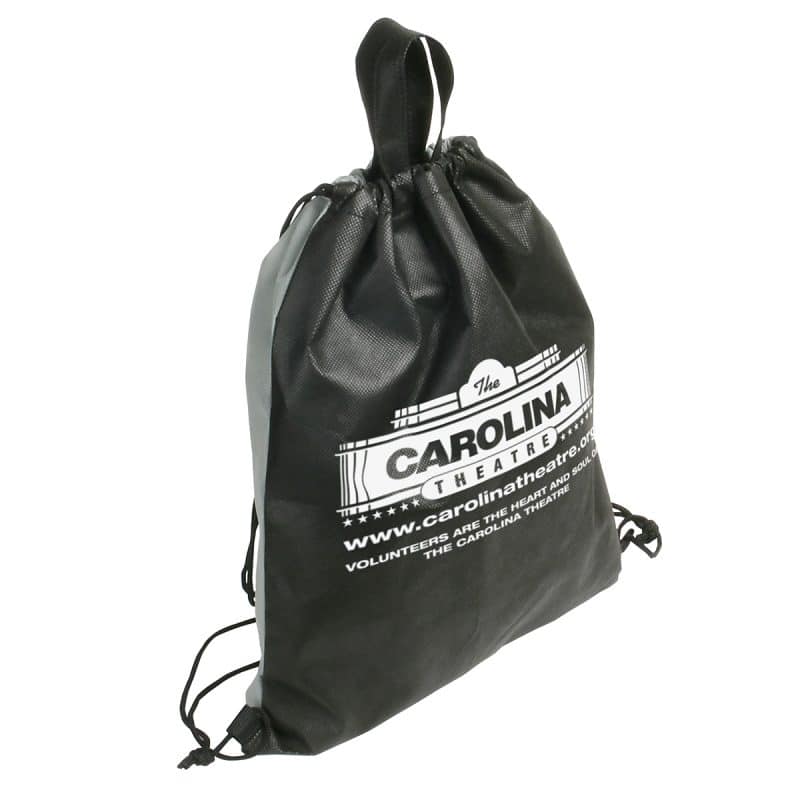 Custom Glide Right Non-Woven Drawstring Backpack - 2