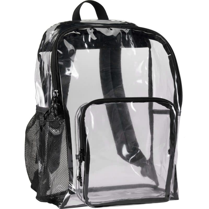 Custom Lucent Deluxe Clear PVC Backpack - 2