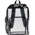 Custom Lucent Deluxe Clear PVC Backpack - 4