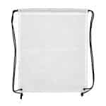 Custom "MONVISO" 15" W x 18" H Full Color Import 210D RPET Drawstring Cinch Pack Backpack - 4